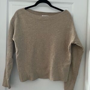 Joe Fresh Women's Tan Crew Neck Sweater